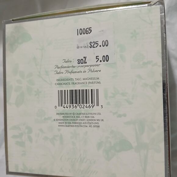NIB Crabtree & Evelyn Lily of the Valley Perfumed Dusting Powder 3.4oz USA MADE - Picture 5 of 9